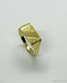 Pánsky zlatý prsteň 585/1000