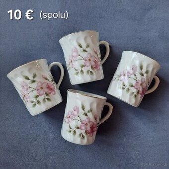 KRÁSNE HRNČEKY 4 ks - 10 €