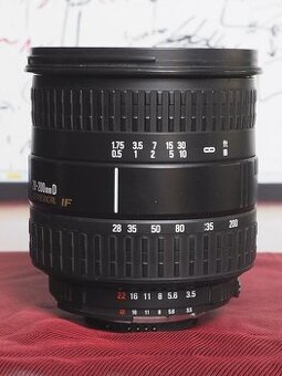 SIGMA ZOOM 28-200mm 1:3,5-5,6 DL pre NIKON.