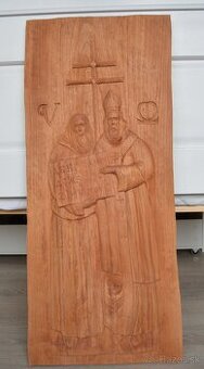 Drevorezba - Sv. Cyril a Metod - Grega
