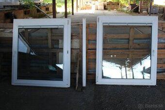 Plastové okno jednokridlové - ROZMER - V-140cm Š-121cm