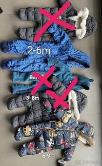 Zimné overaly od 0 do 6m