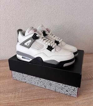 Air Jordan 4 White Cement