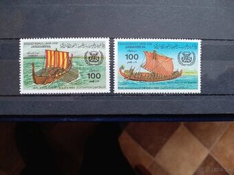 Poštové známky č.659 - Lýbia - staré lode