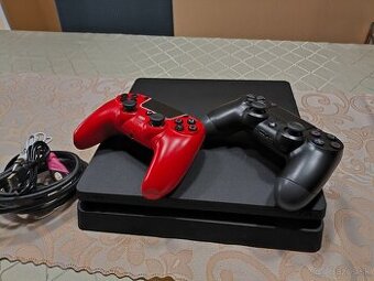 Sony PlayStation 4 slim + 2 ovládače