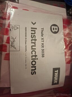 KIT pre patky 751 753 thule stresny nosic na pevne body fixp