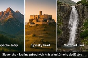 🌄 Objavujte Slovensko – tipy na výlety, chaty a dovolenky