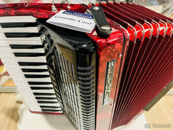 Nový akordeón BELTUNICA VIVALDI 80 basový- krásny zvuk, ľahu