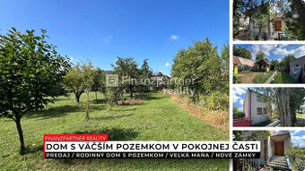 Poschodový dom s pozemkom 1406 m², Veľká Maňa, Nové Zámky