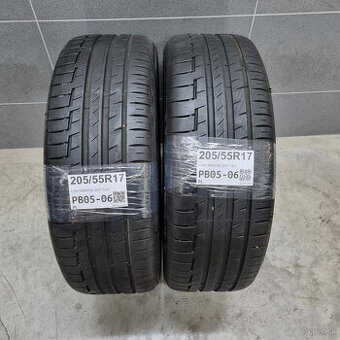 Letné pneumatiky 205/55 R17 CONTINENTAL