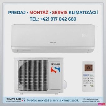 Predaj, montáž a servis klimatizácií