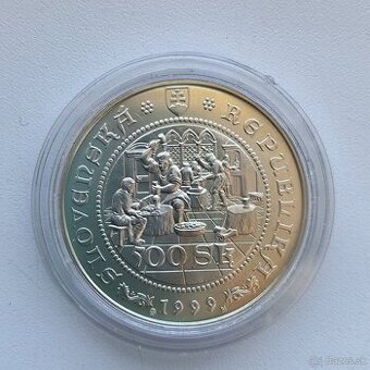 Strieborná 500 sk 1999 - Kremnica - Slovensko