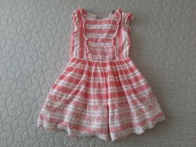 Sviatočné šaty s čipkovanou sukňou 3-4 roky (98/104) - 1