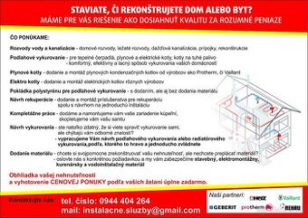 STAVIATE, ČI REKONŠTRUUJETE DOM ALEBO BYT? MÁME RIEŠENIE