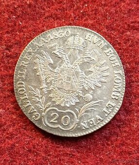 20 grajciar 1830 C - 1