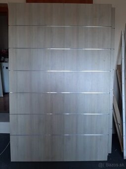 Drážkový panel - Slatwall š140 x v220 cm - 4ks