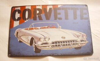 Retro tabulka corvette