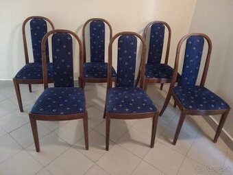 Jedalenske stolicky drevene x6
