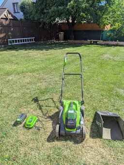 Aku kosačka Greenworks 40V + batéria 4.0Ah + rýchlonabíjačka