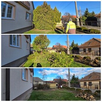 Uprava a čistenie pozemkov a zahrad