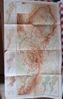 Mapa Československa - 1