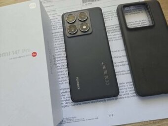 Xiaomi 14T Pro 12GB / 512GB , titan black, zaruka