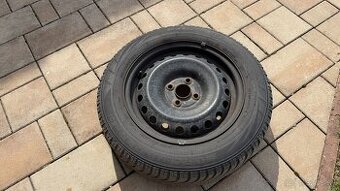 4ks disky 4x100 so zimnými pneu na dojazdenie 185/65 R15
