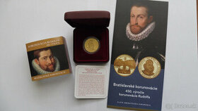 100 Eur zlatá minca Rudolf II., 2022