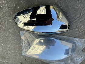 VW Passat B7 - chrómové krytky na Spetne zrkadolo nové - 1