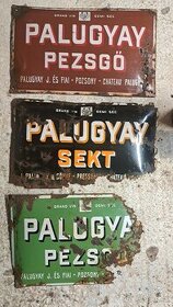 smaltovane tabule Palugyay - 1