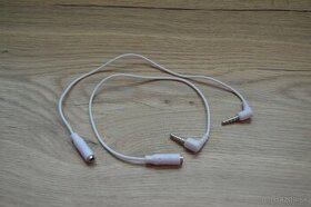 Kábel jack 3.5mm 4 pinový pro Apple iPhone, iPad