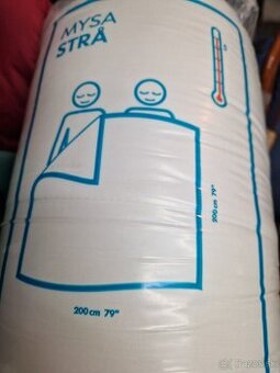 Dvojitý paplón ikea 200x200