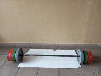 Veľká nakladacia železná činka    90 - 100 kg