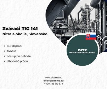 Zvárači TIG 141, Nitra a okolie