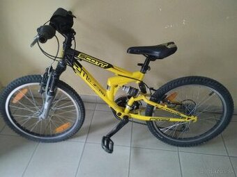 Predám detský celoodpruženy bicykel