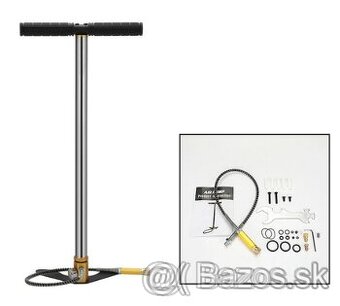 Vysokotlaká 3-stupňová vzduchová ručná pumpa,300 bar,4500PSI