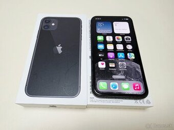 APPLE IPHONE 11 64GB BLACK ,ZDRAVIE BATERKY 100%