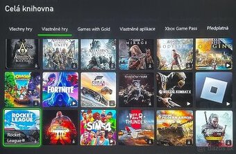 Xbox account, Xbox účet, Xbox hry, Assasins Creed