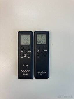 diaľkové ovládanie Godox RC-A5 a RC-A6.