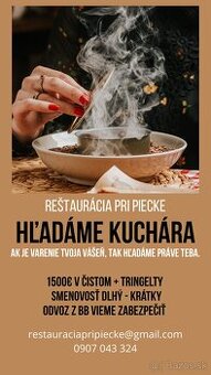 Hľadáme kuchára / kuchárku