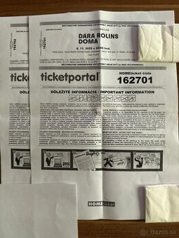2 lístky na Dara Rolins 8.11.2025