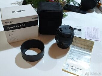 Sigma 30mm F1,4 DC HSM Art pre Nikon bajonet F