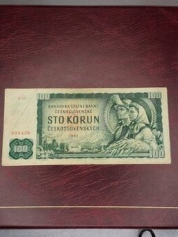 100 Korun Československých 1961