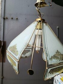 Závesný luster / lampa do kuchyne + náhradné sklá