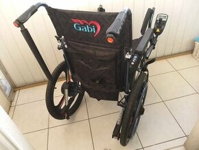 Elektrický invalidny vozik 46cm vaha 26kg do 110kg NOVY - 1