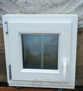 Predám fixne okno š134 cm x v69 cm 2sklo biela farba