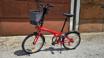 Skladací bicykel oxylane 120 decathlon
