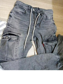 Elastické Slim pánske kapsáče XS/M