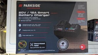 NOVÁ Smart nabíjačka  Parkside 20V/12A PLGS 2012 A1
