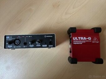 Predám Steinberg UR12 a DI Behringer GI100